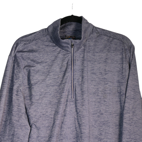 Greg Norman Performance Shirt Men XL Blue Activewear Long Sleeve Golf Wicking - Picture 5 of 7